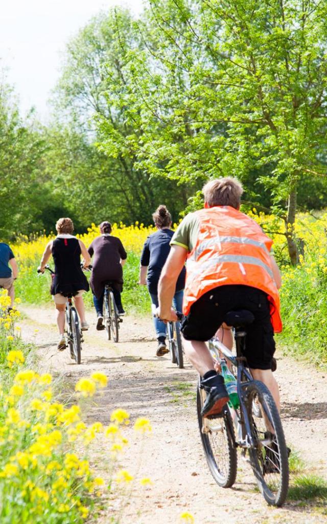 Promenade à vélo au bord du Loir